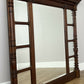 Mirror Antique French Oak Wall Mirror Bevelled Large Glass Wall Frame LOT 6370