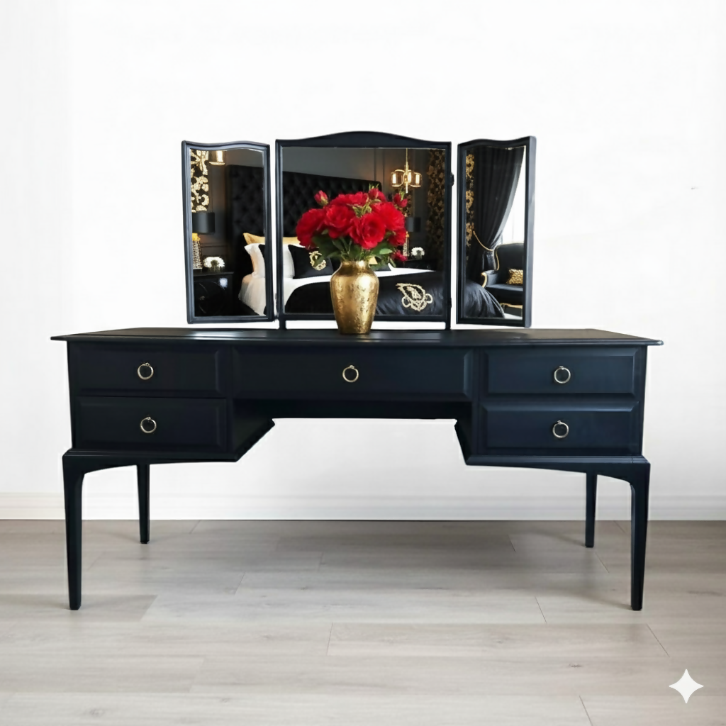 Stag minstrel black dressing table