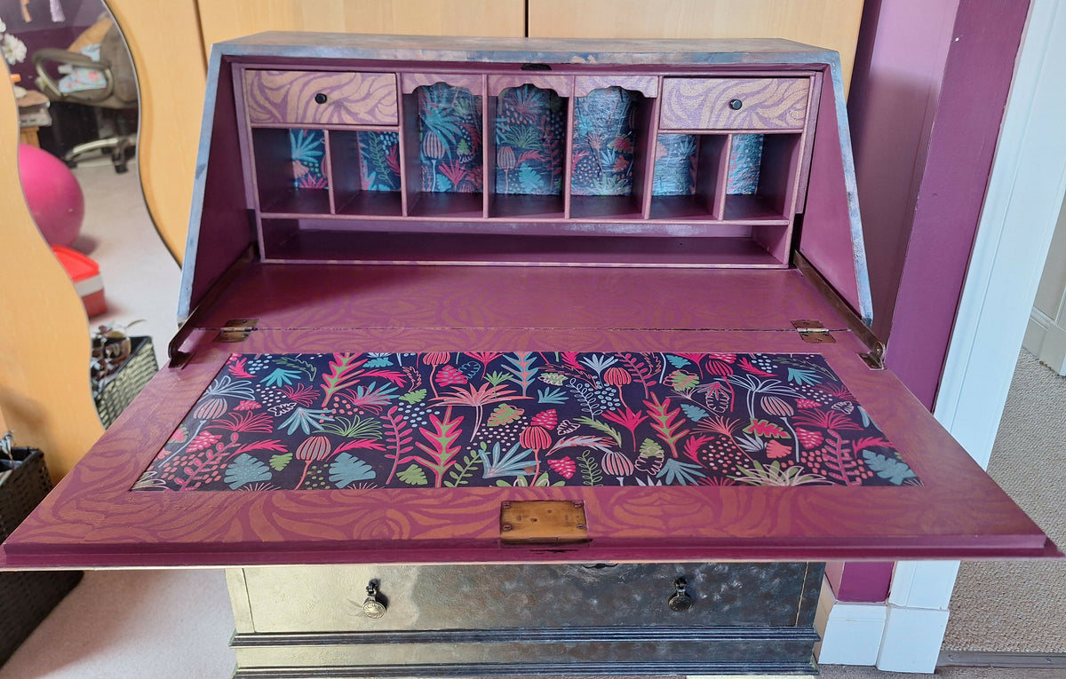 “Escape the Sheeple” 1940s Bureau with Drawers