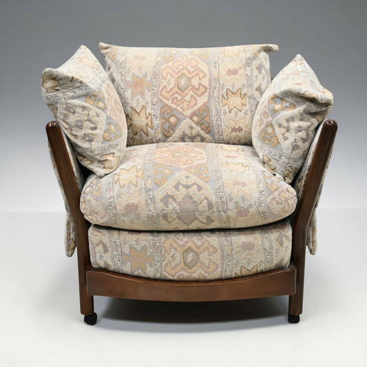 Ercol Impressionist Easy Chair Genuine Ercol Upholstery Vintage FREE UK Delivery
