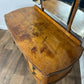 Vintage Walnut Veneered Dressing Table with Triptych Mirror