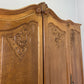 Wardrobe Vintage French Louis XVI Style Oak Four Door Carved Armoire LOT 6495