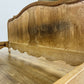 Bed Vintage French Louis XVI Oak King Size Bed Frame Carved Headboard LOT 6372