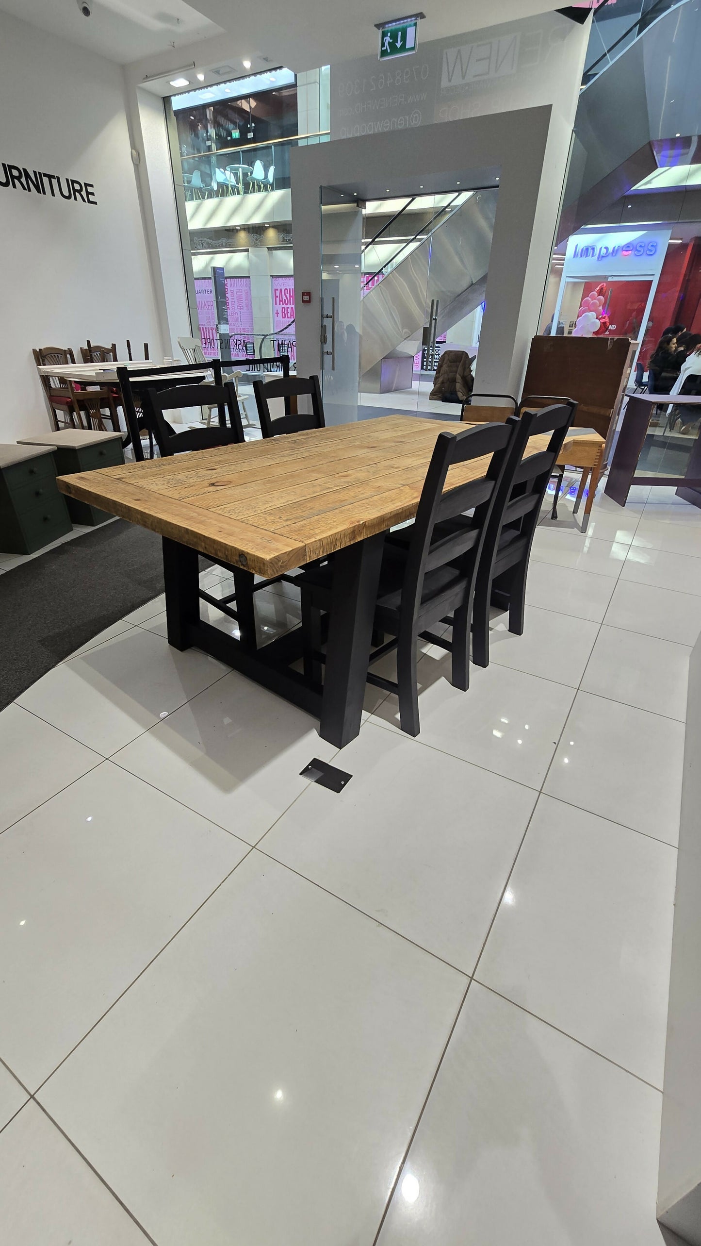 Table and 4 Chairs