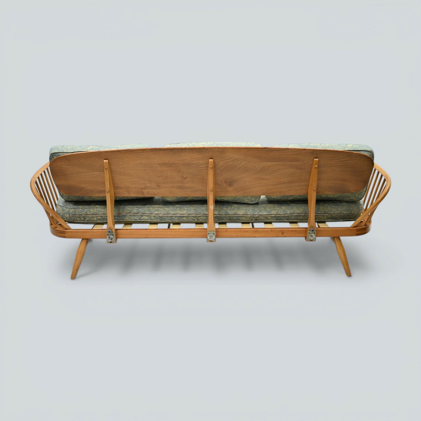 Ercol Studio Couch Day Bed New Webbing Light Finish Model 355 FREE UK Delivery