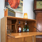 Ercol Windsor Blonde Drinks Cocktail Cabinet Bureau in Elm Model 469