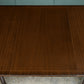 Regency Style Mahogany Extending Dining Table with Leaf - Over 7 FT - D End