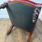 Antique Nursing Chair Having Button Back Upholstery