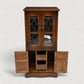 Old Charm Hi Fi/Record Cabinet 2 Adjustable Shelves Tudor Brown FREE UK Delivery. SBR10875/2908E