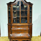 Dutch Mahogany 19th Century Bombe Display Cabinet