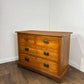 Edwardian Art Nouveau Style Satin Walnut Chest