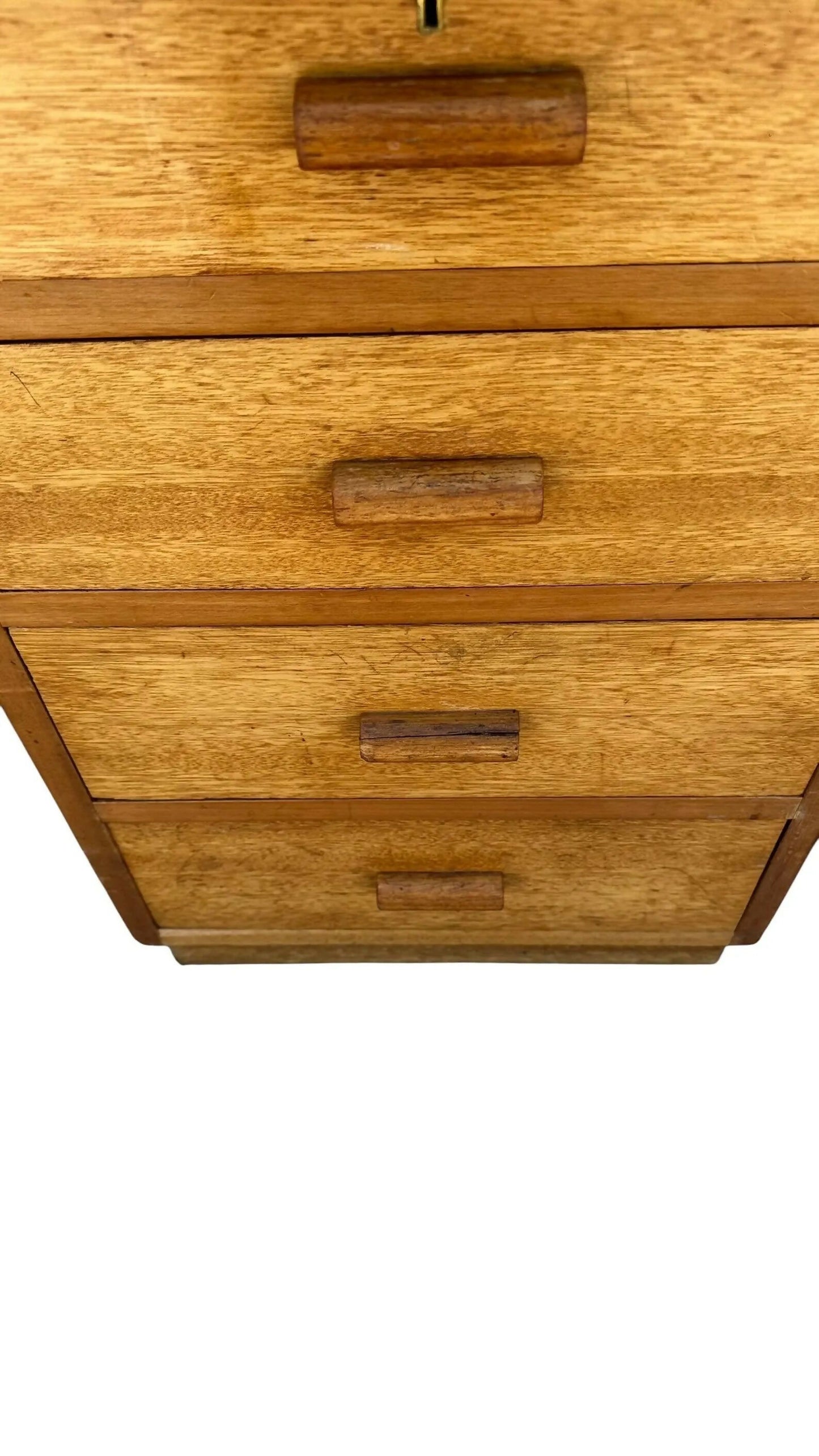 Mid century Teak vintage pedestal desk Oxford University