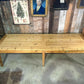 Antique Large Rectangular Long Pine Refectory Dining Table, C 1900. L300
