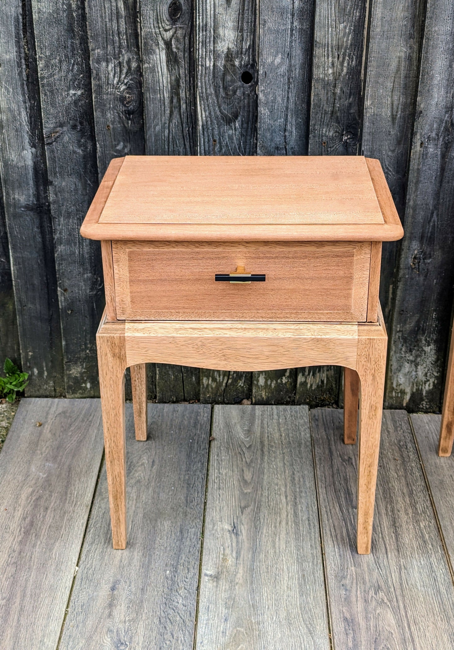 Stag minstrel bedside tables/ Pair vintage retro bedside cabinets/ weathered wood bedside tables/Stag bedroom furniture