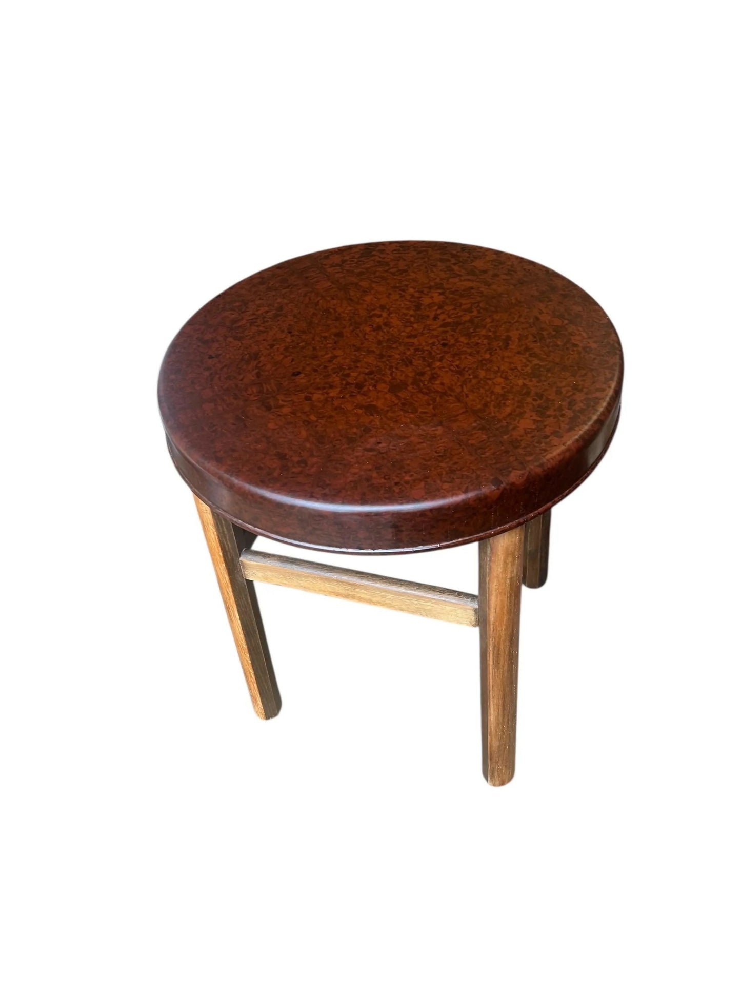 Art Deco Elm and Bakelite circular occasional table