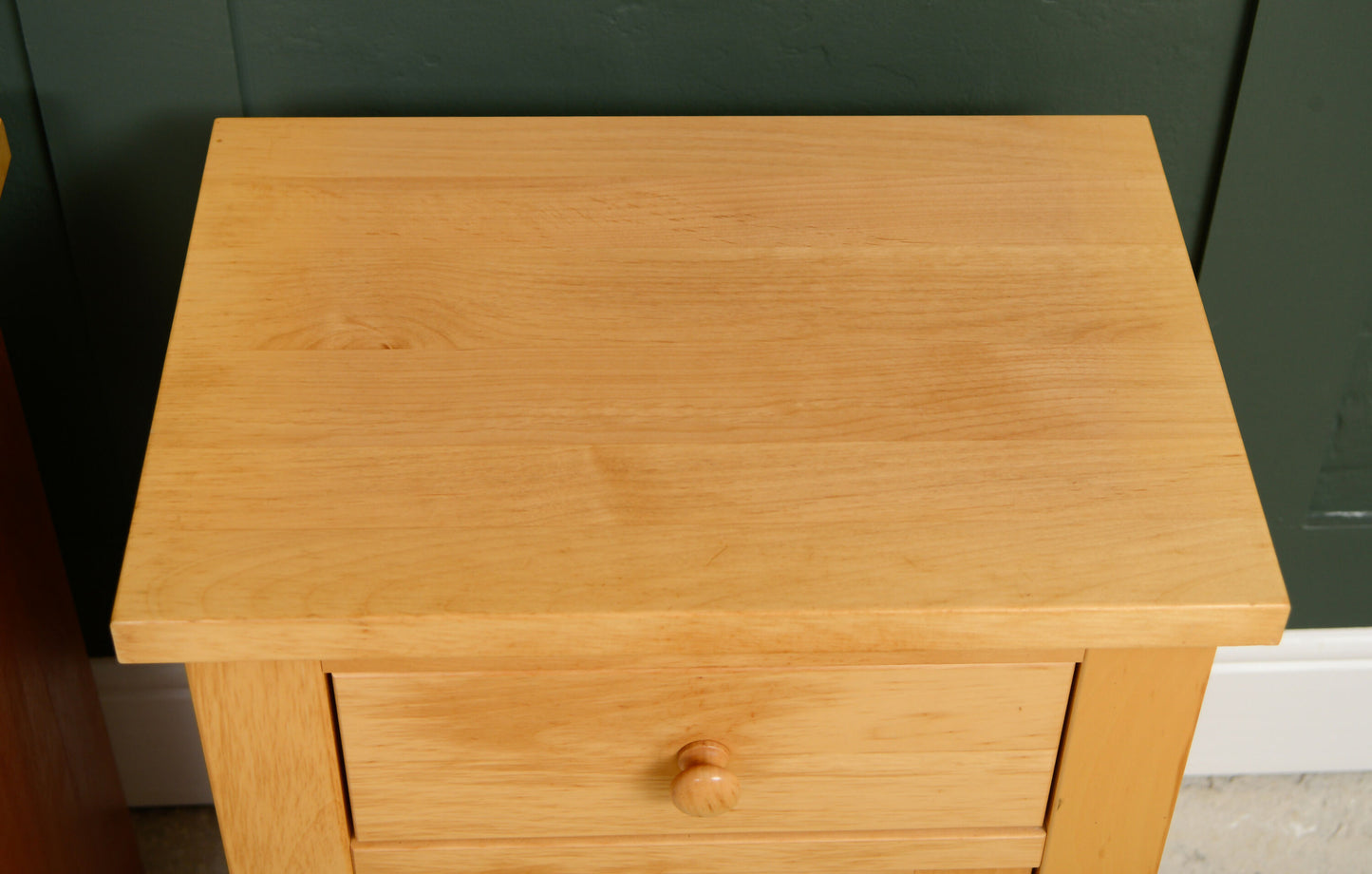 Pair Pine Bedside Tables - Modern