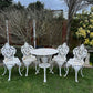 Victorian Crown Cast Iron Patio Set