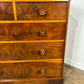 Victorian Flame Mahogany Chest of Drawers