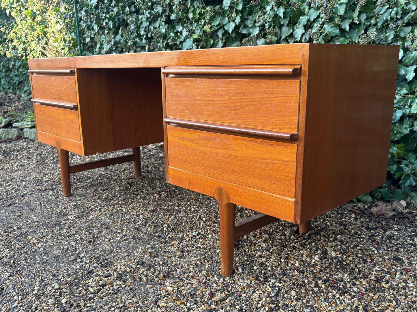 Vintage Beithcraft Teak Dressing Table/Laptop Desk