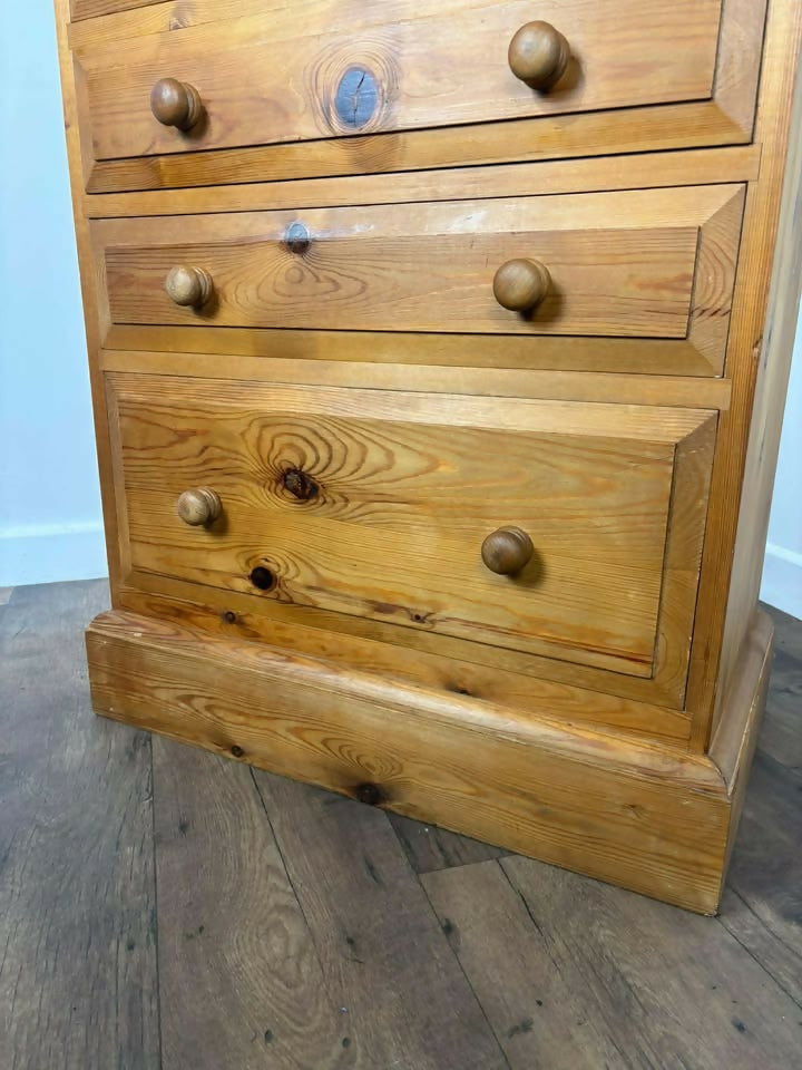 Contemporary Pine Chest Of Drawers