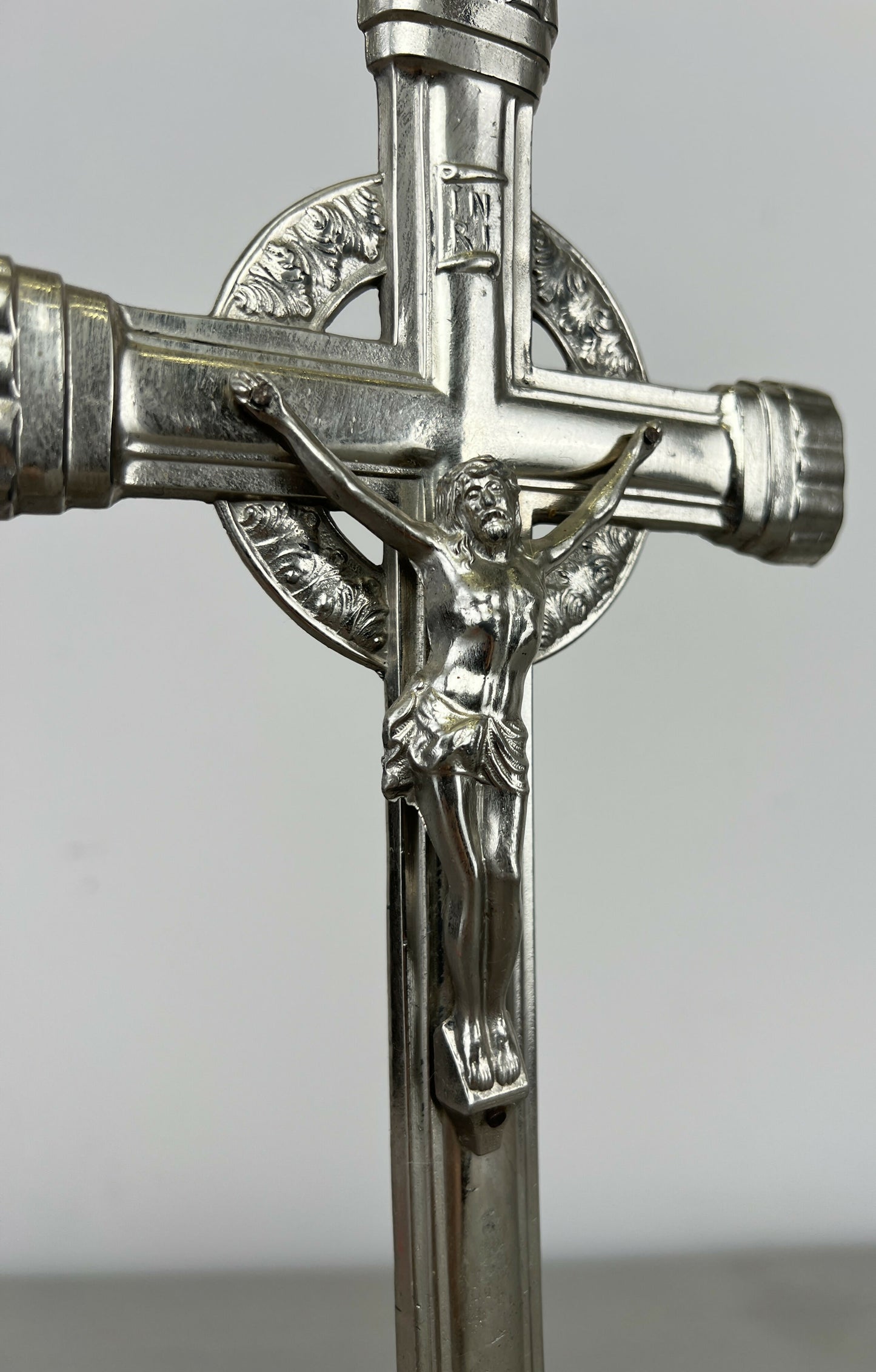 Crucifix Vintage French Style Metal Ornate Religious Cross LOT 6421