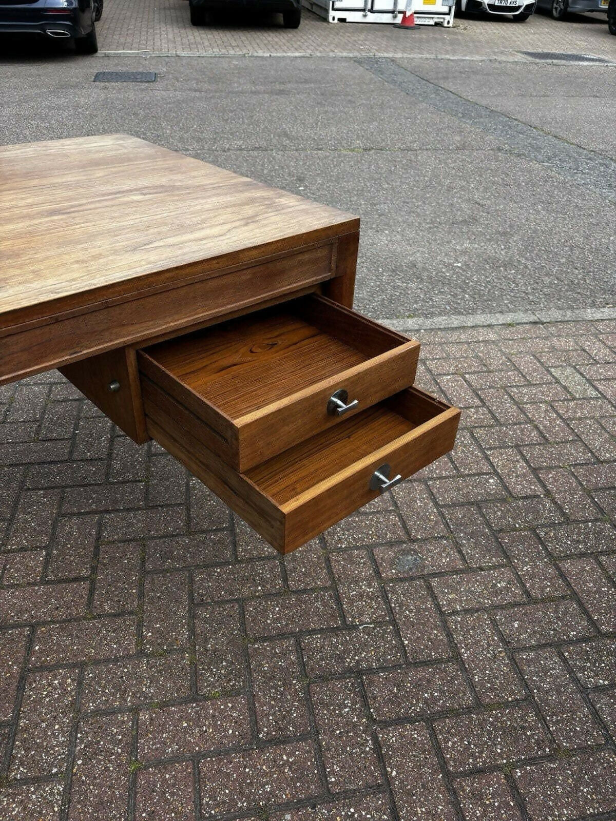 Large Mid Century Desk Finn Hugo For France & Son,"Diplomat Desk" 1960's