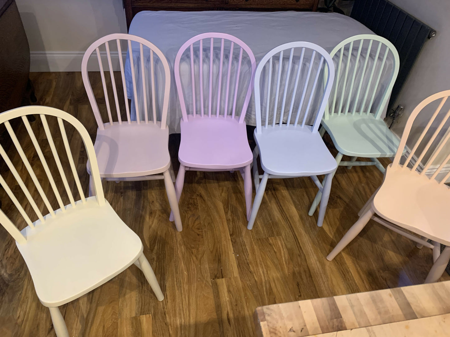 Multicoloured Funky Painted Dining Chairs