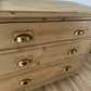 Antique Victorian Pine Chest of Drawers Rustic Stripped Pine