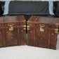 Luxury Leather Hand Dyed Travel Storage Trunks