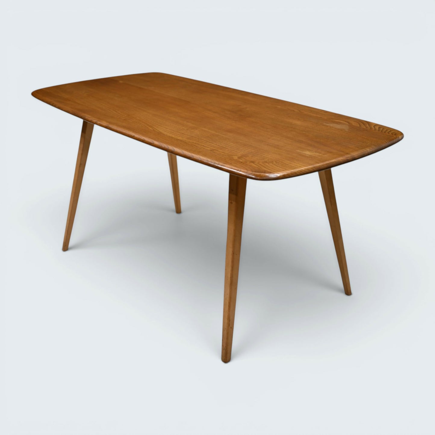 Ercol Plank Dining Table Seats 6 Vintage 5ft Long Light Finish FREE UK Delivery*