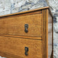 Vintage Chest Of Drawers Two Drawer Oak Cabinet Furniture Tallboy Super Proportions And Detailing