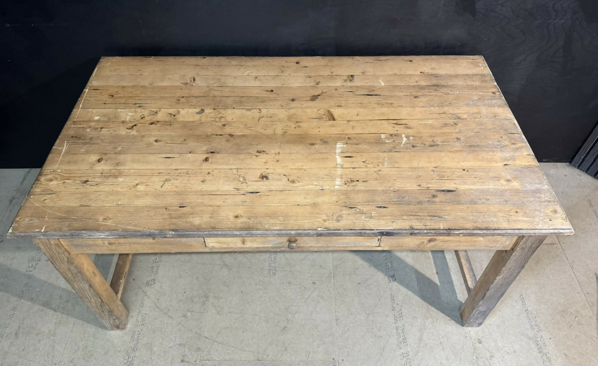 French Pine Farmhouse Kitchen Dining Table