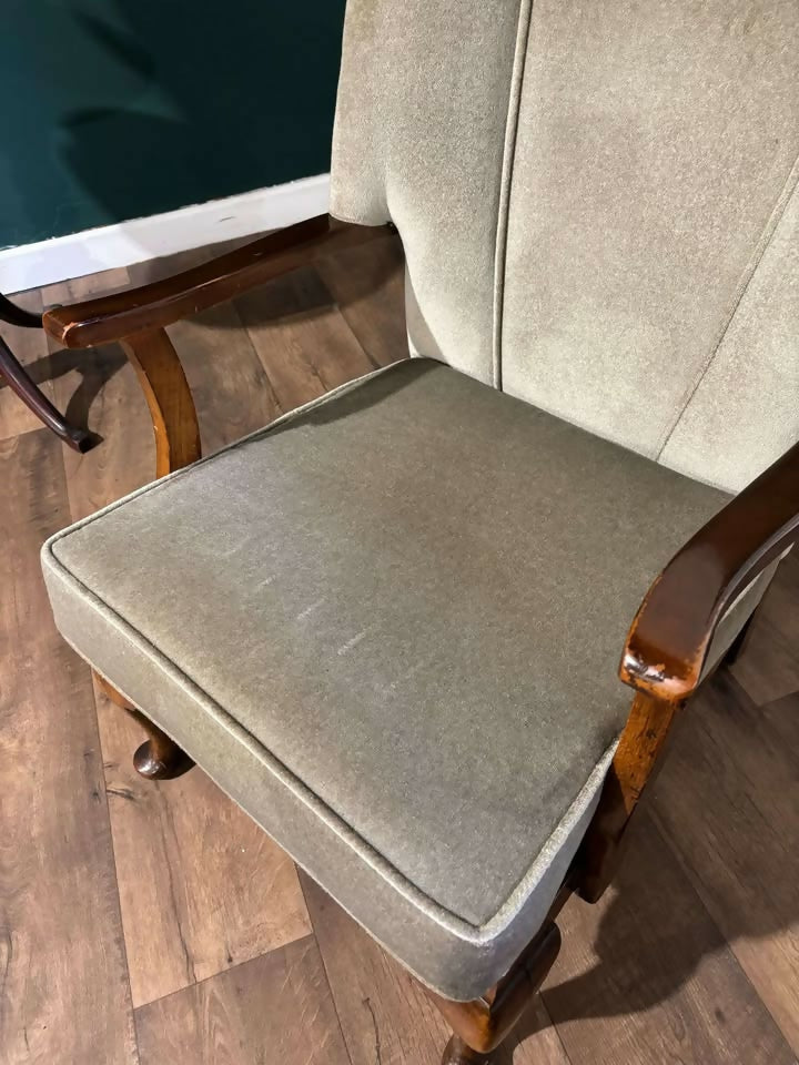Art Deco Walnut Framed Arm ChairVVV