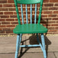 Colourful kitchen chairs