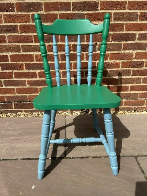 Colourful kitchen chairs