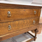 W79.3mm Oak Vintage Bathroom Vanity Unit With Sink