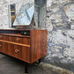 G Plan Teak Dressing Table: Librenza Range Mid-Century Modern Five-Drawer Chest