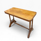 Antique late Victorian Oak stretcher table / desk.