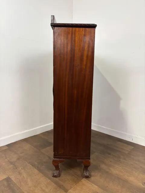 Vintage Mahogany Bureau Bookcase / Combination Cabinet