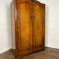 Vintage Walnut Double Wardrobe