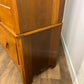 Edwardian Satin Walnut Single Wardrobe