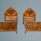 Pair of Antique Burr Walnut Single Beds, Circa 1920