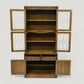 Old Charm Wall Unit Bookcase Display Cupboard Drawers Light Oak FREE UK Delivery. SBR10907/0509E