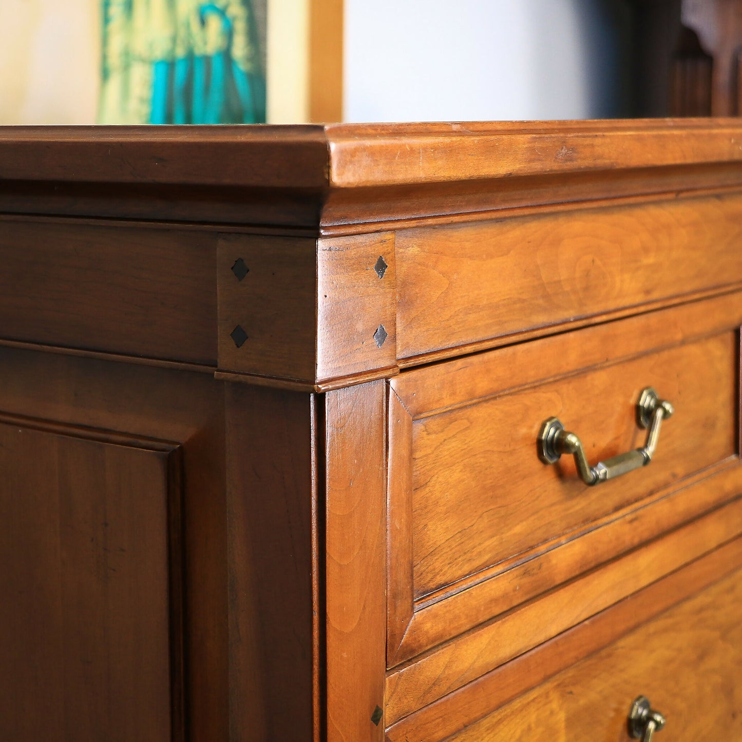 Willis and Gambier Cherrywood Chest of Drawers Tallboy 6 Drawers