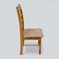 Set Of 6 Dining Chairs Ladder Back Country Beech Padded Seats FREE UK Delivery*