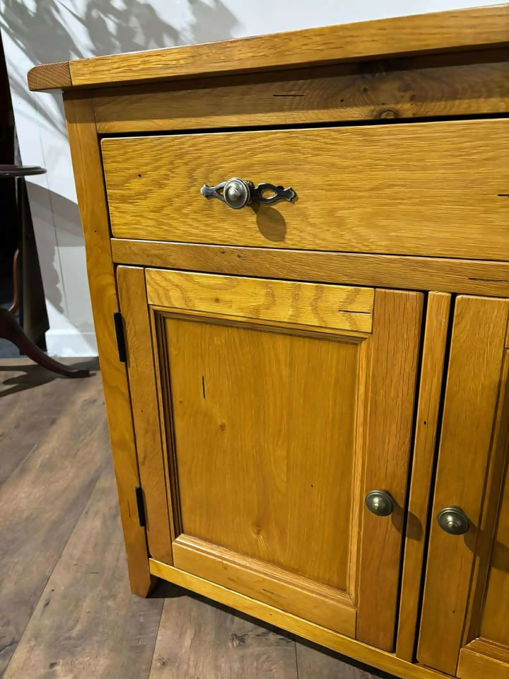 Contemporary Oak Side Cabinet