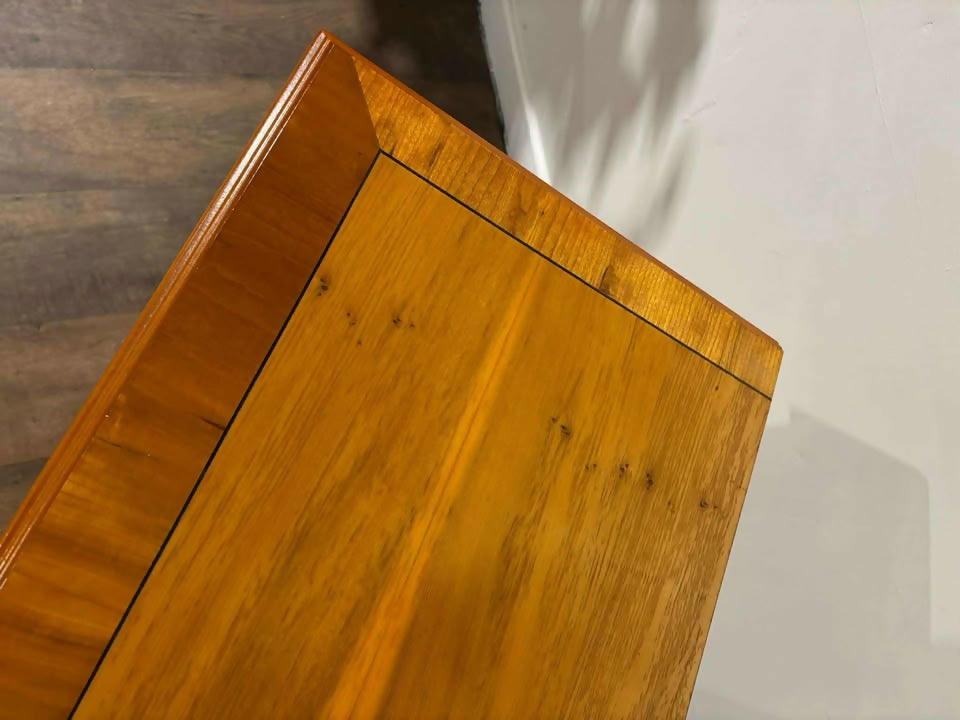 Yew Wood Two Door Two Drawer Cabinet