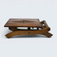 Old Charm Oak Folding Stool Coffee /Side Table FREE UK Delivery