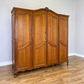 Wardrobe Vintage French Louis XVI Style Oak Four Door Carved Armoire LOT 6500