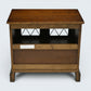 Old Charm TV Stand Video Cabinet Light Oak Made In England Free UK Delivery